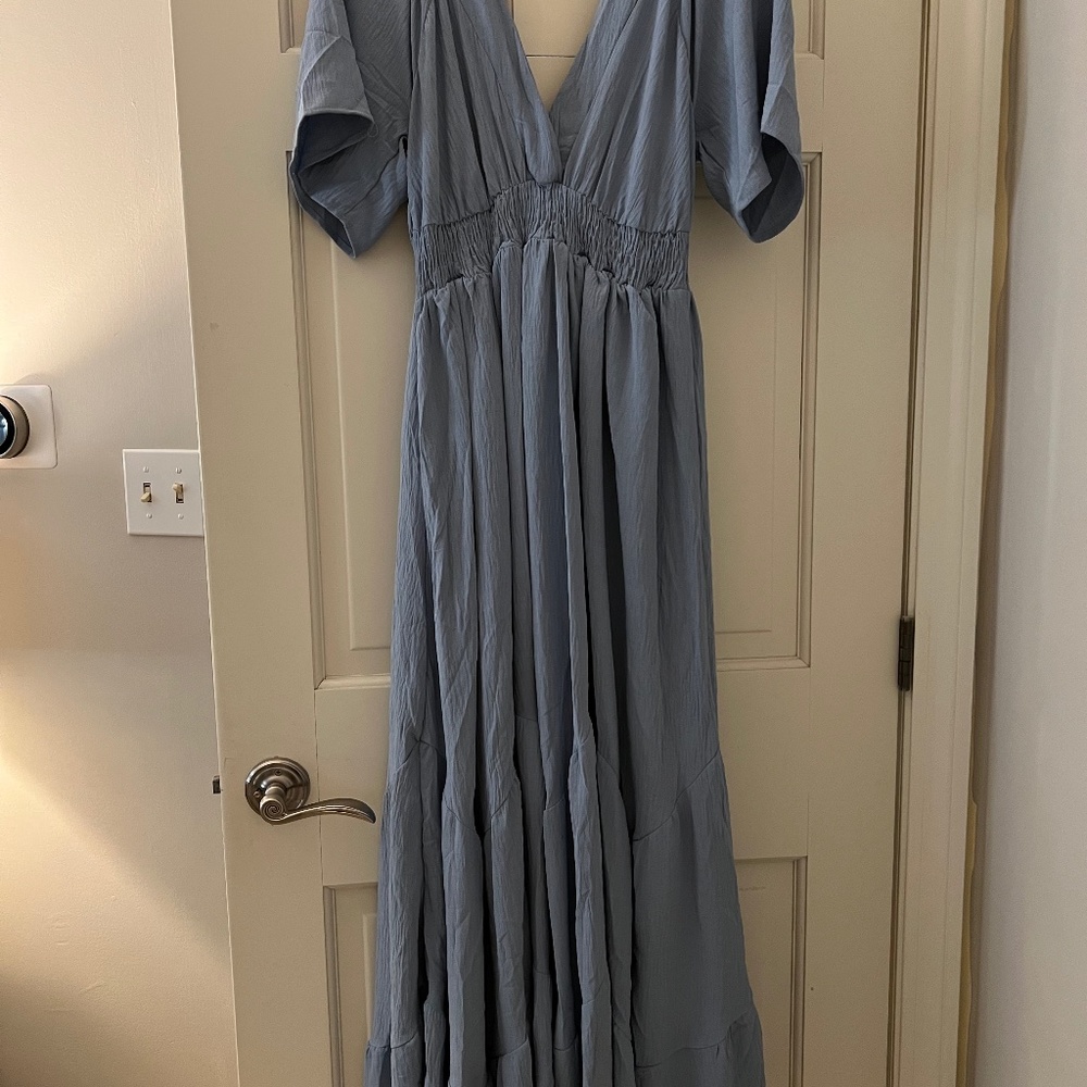 Baltic Born Delilah Maxi Dress | Dusty Blue
